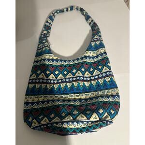 Women's Sholder Handbag Hippie Crossbody Blue & White - Perfect for Summer!
